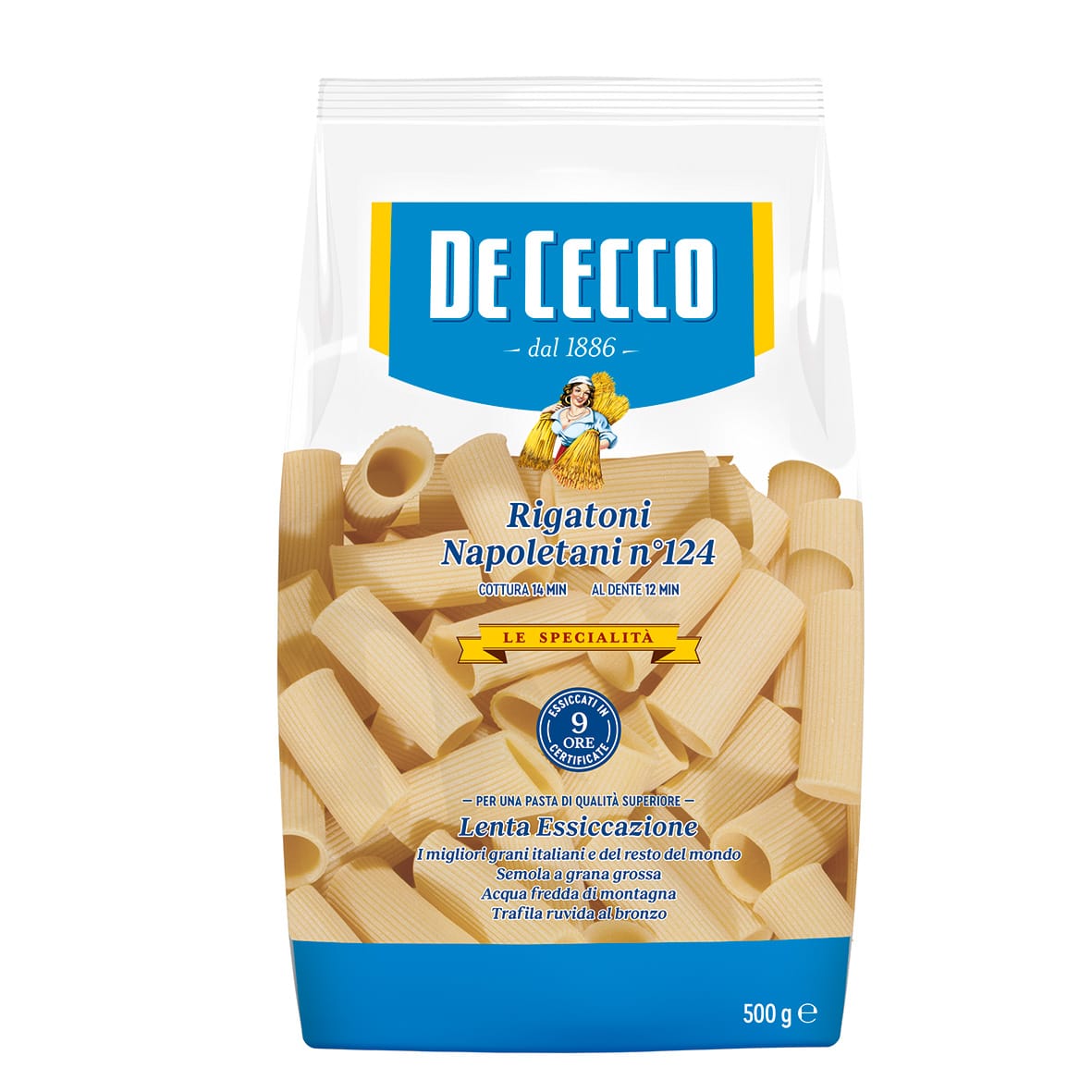De Cecco - Rigatoni Napoletani 500g Nr.124
