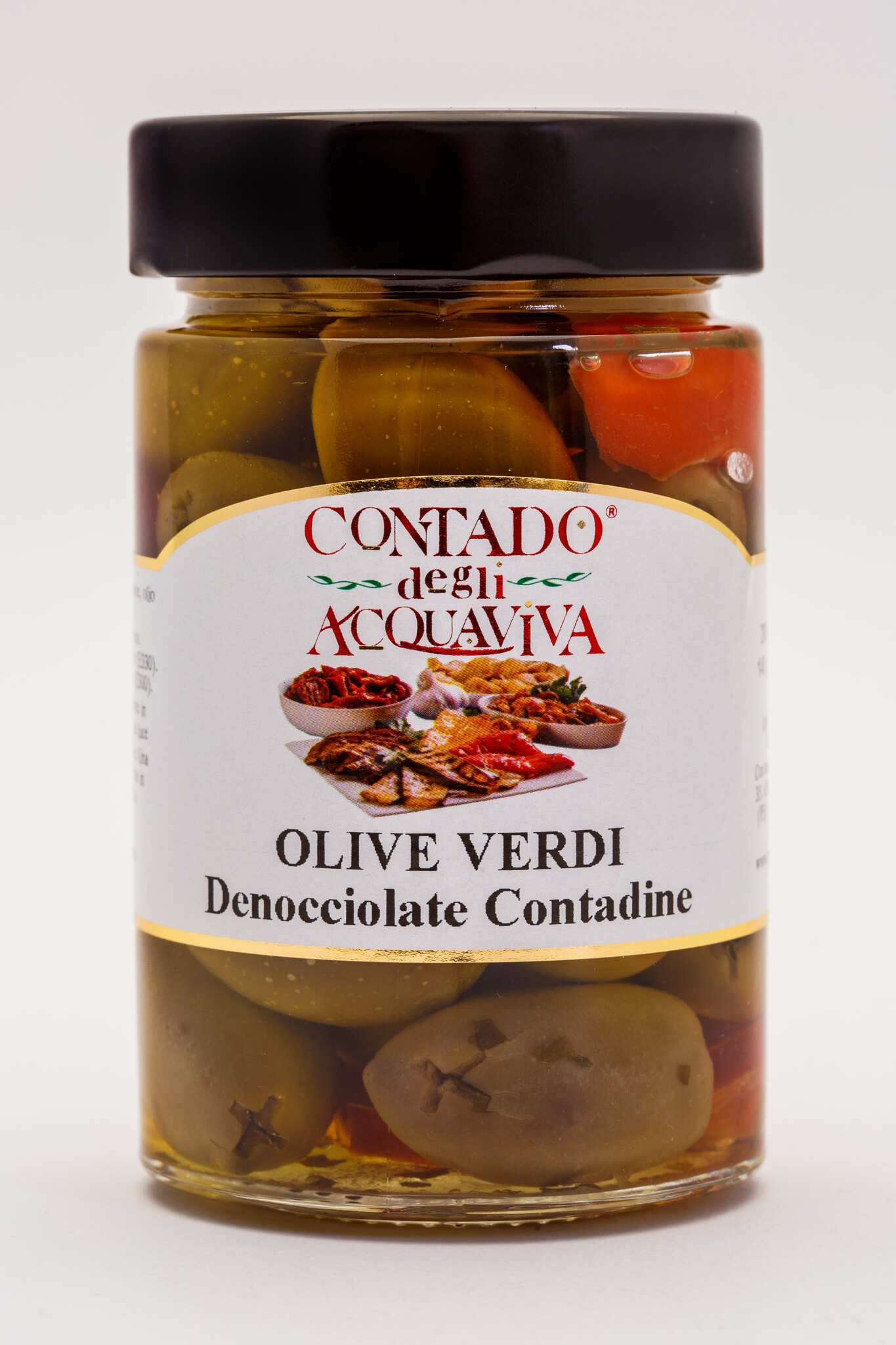 Contado - Olive Verdi Contadine Denocciolate 212 ml