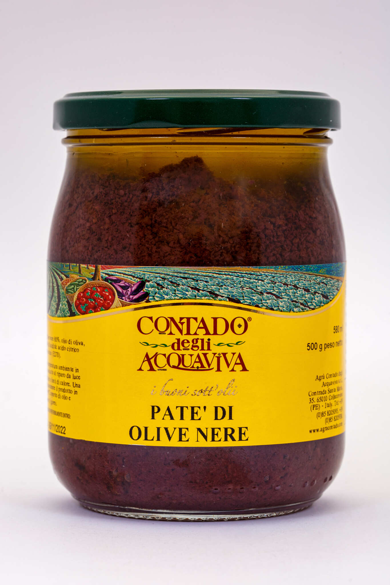 Contado - Crema di Olive Nere 500 gr