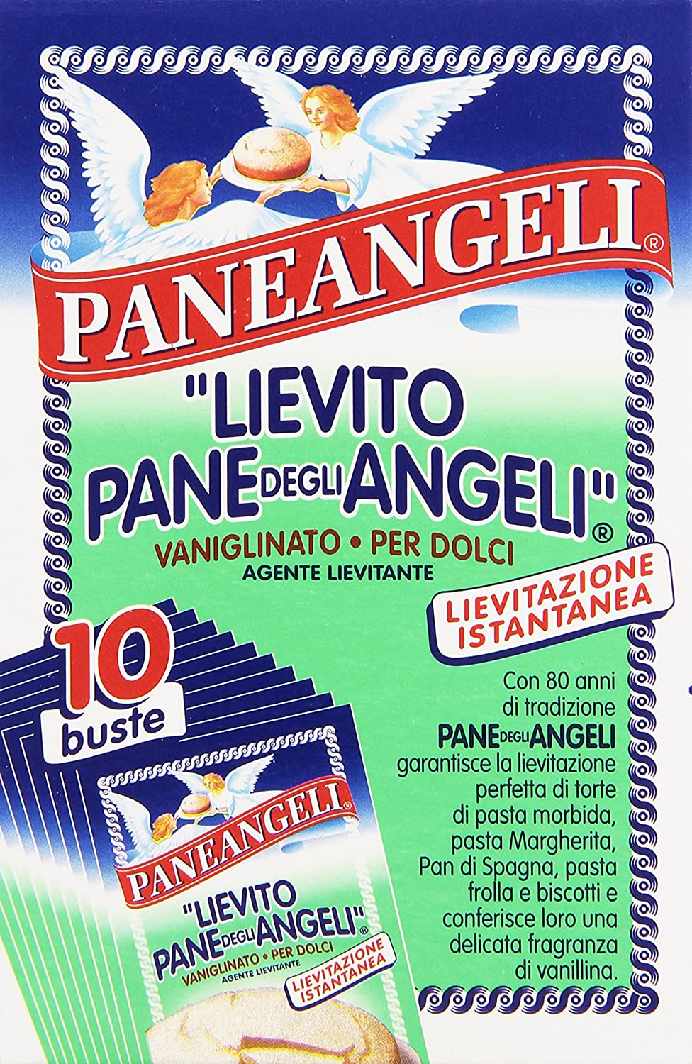 Paneangeli - Lievito Vanigliato 16g X 10