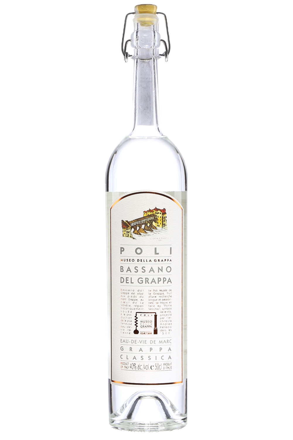 Poli - Grappa Bassano Classica 70cl