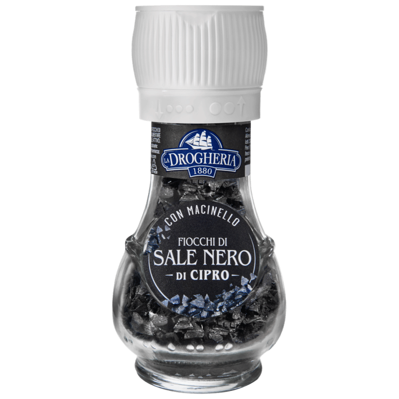 La Drogheria - Sale Nero di Cipro con Macinino 40g