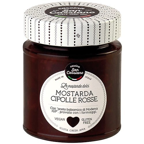 San Cassiano - Mostarda di Cipolle Rosse 170g Vegan