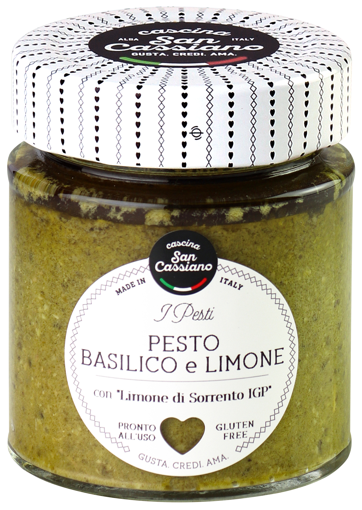 San Cassiano - Pesto di Basilico con Limone di Sorrento IGP 130g