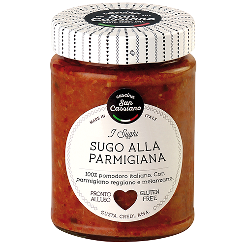 San Cassiano - Sugo al Parmigiano Reggiano e Melanzane - 290g