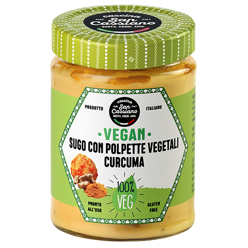 San Cassiano - Sugo con Polpette Vegetali con Curcuma 280g Vegan