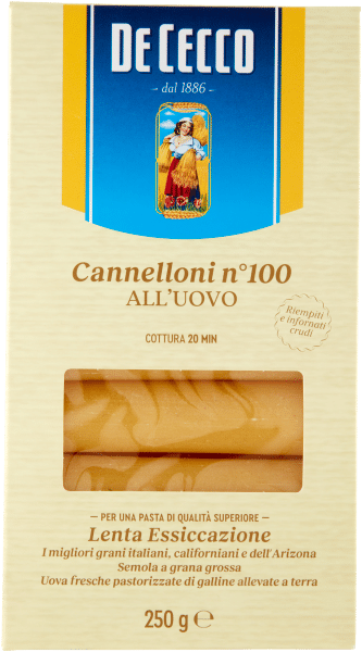 De Cecco - Egg Cannelloni nr.100 - 250gr