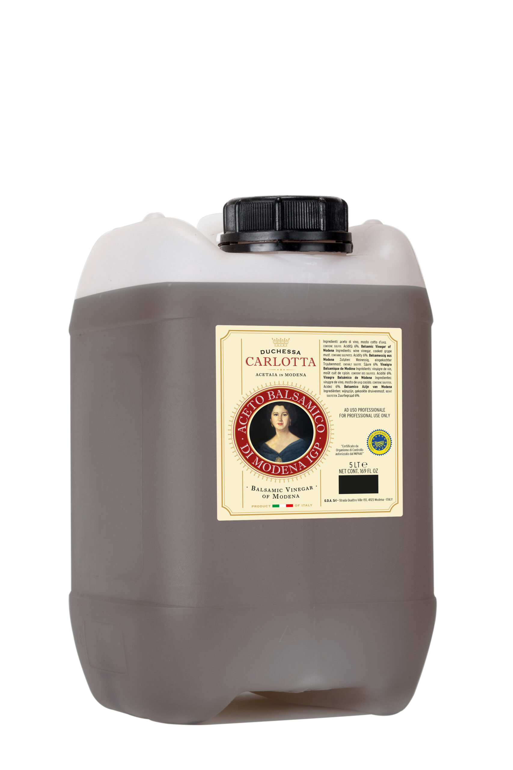 Duchessa Carlotta - Aceto Balsamico di Modena IGP Tanica 5L