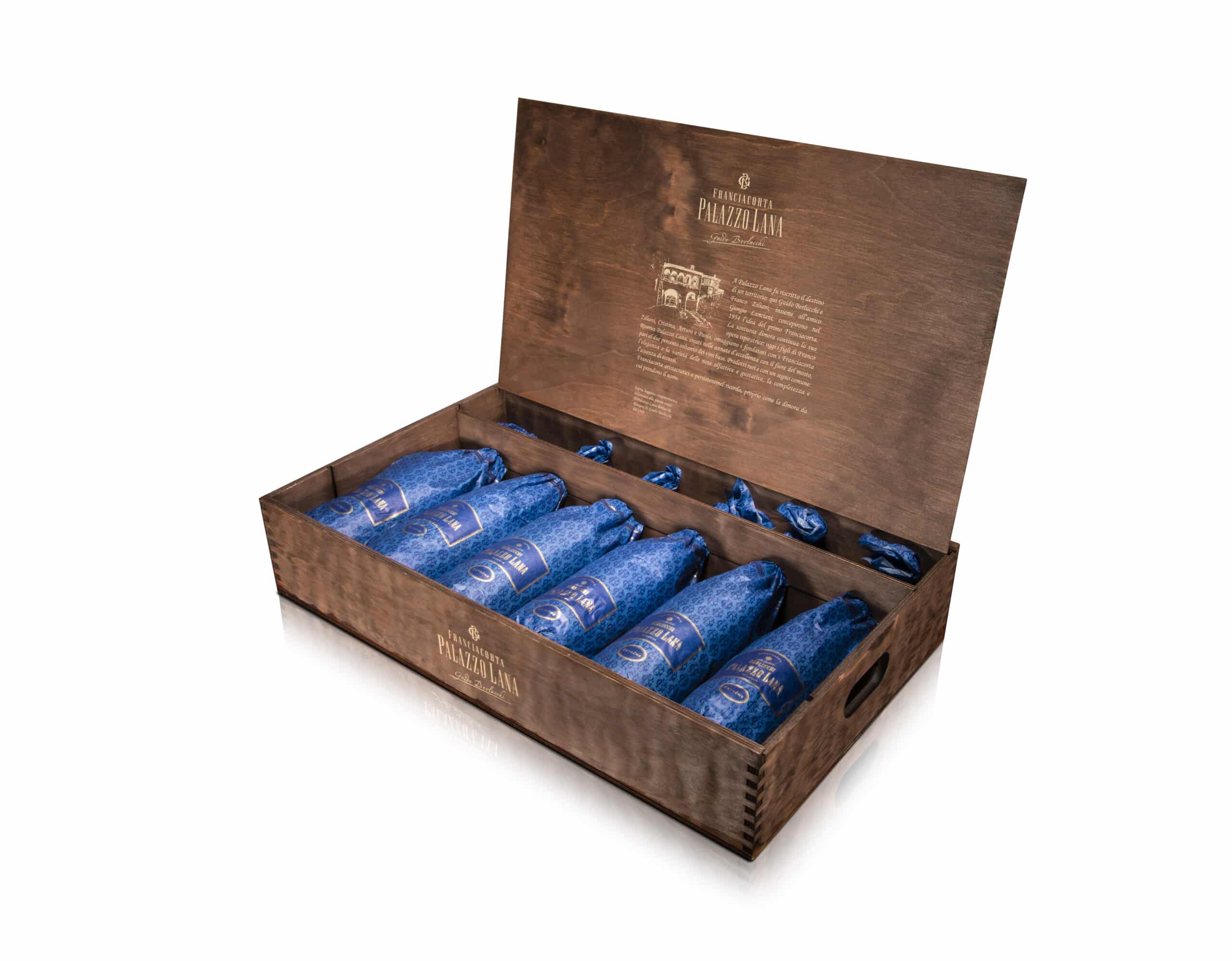 Berlucchi - Palazzo Lana 2010 Franciacorta Cassa di Legno da 6 x 0,75L