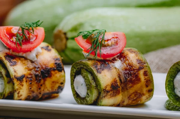 Stuffed Zucchini Swirls