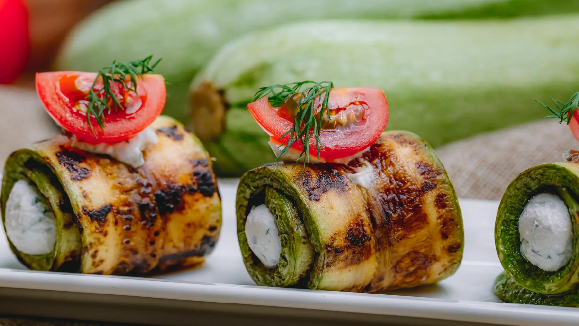 Stuffed Zucchini Swirls