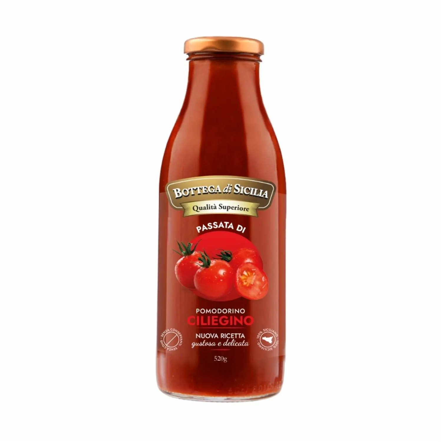 Bottega di Sicilia - Passata di Pomodorino Ciliegino 520gr