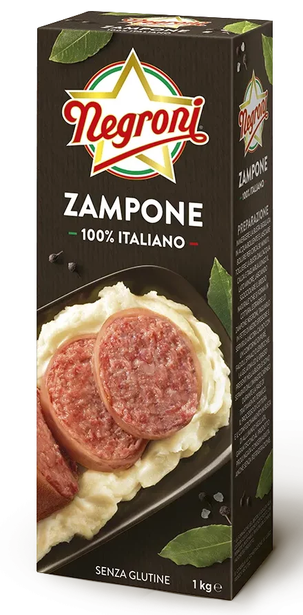 NEGRONI - Zampone Tradizionale 100% Italiano 1Kg