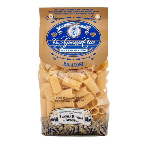 Cav. Giuseppe Cocco – Trafila Ruvida – Rigatoni – 500g