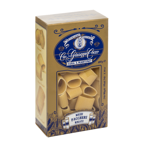 Cav. Giuseppe Cocco – Casarecci – Mezzi Paccheri Rigati – 250g