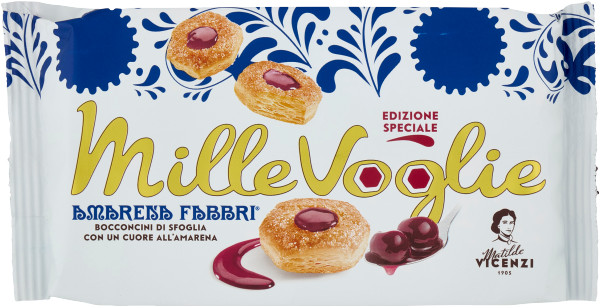 Vicenzi - Millefoglie Bocconcini Amarena Fabbri 90g