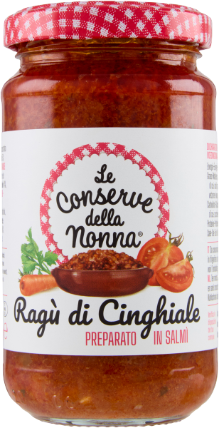 Conserve della Nonna - Ragu' di Cinghiale 190g