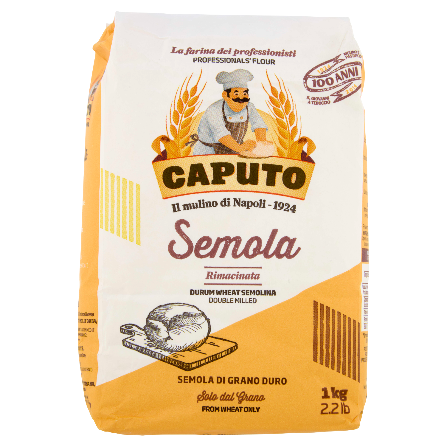 Caputo - Semola di Grano Duro Rimacinata 1kg