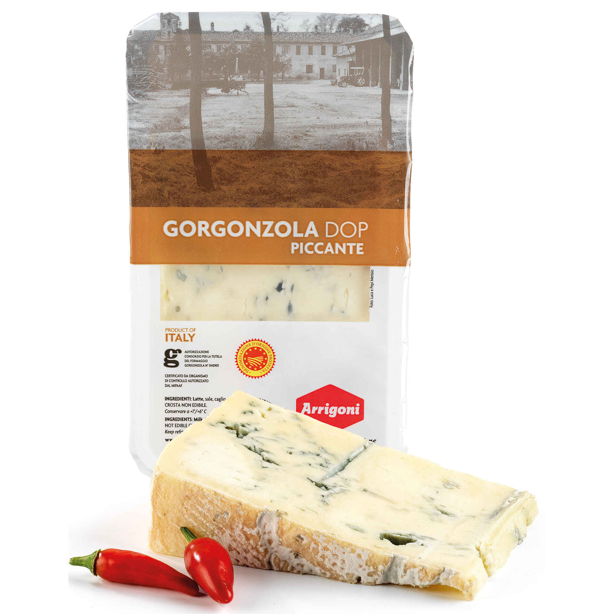 Arrigoni Formaggi - Gorgonzola DOP Piccante - 200g