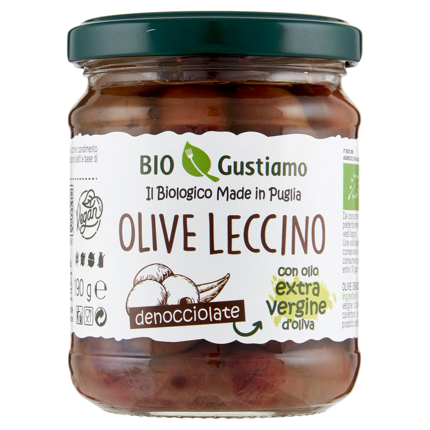 Bio Gustiamo - Olive Leccino - 200g