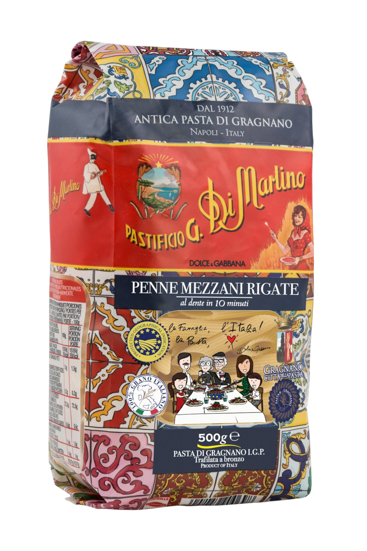 Di Martino Dolce &amp; Gabbana - Penne Mezzani Rigate - 500 g