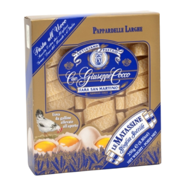 Cav. Giuseppe Cocco - Matassine all'Uovo - Pappardelle Larghe - 250g