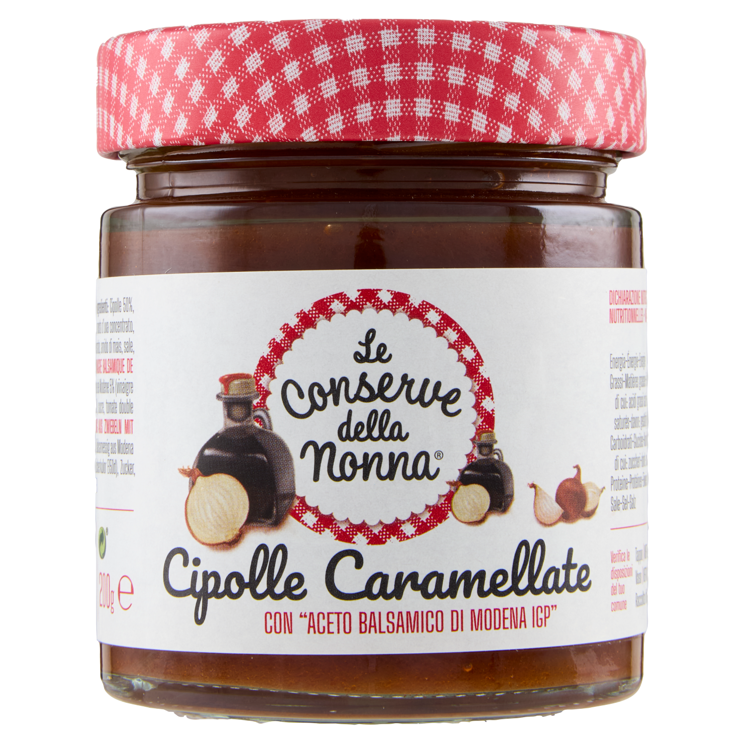 Conserve della Nonna - Cipolle Caramellate con Aceto Balsamico 200g
